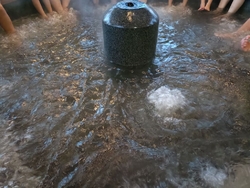 日が暮れてきて...