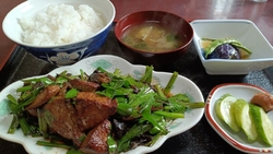 メニューの中か...