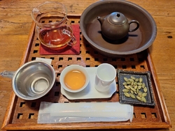 癒しには中国茶...