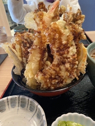 ランチにミニ天...