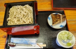 今日は蕎麦の気...