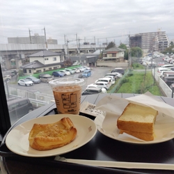 買い物の途中で...