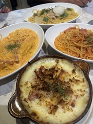 家族でランチに...