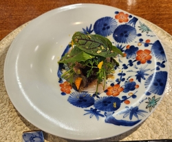 銀座うかい亭で...