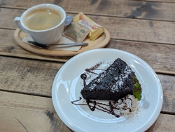 食後のスイーツ...