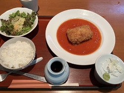 ランチタイムに...