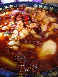 白身魚の四川風...