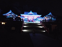 階段に行儀良く...