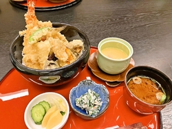 天丼セットを頂...