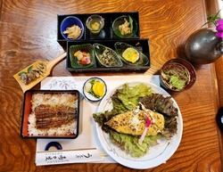 今日は鰻となす...