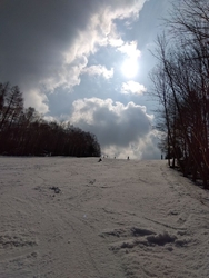 雲がモクモクで...