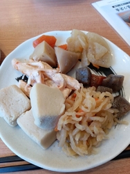 牡蠣フライの旗...