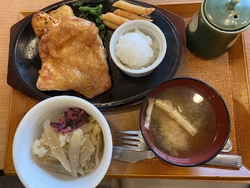 息子がランチに...