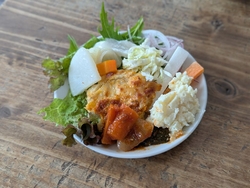 健康的なランチ...