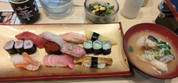 ランチで行って...