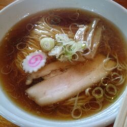 あっさりの細麺...