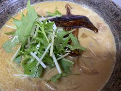 冬の1番人気は不動の『カレー蕎麦』❣️