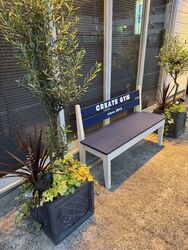 お店前の改装