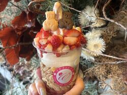 生のいちごを使ったメニューが続々登場！！