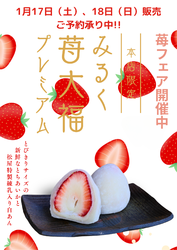  【明日1/17解禁】驚愕の60g！幻の巨大苺大福、今年も帰ってきました 