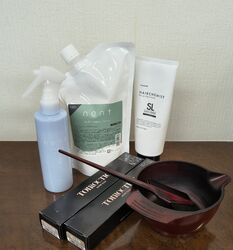 当店では只今、カラーリングのお客様に最新ケア剤を使用しております♪　◇美髪のために◇