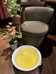 11月の足湯は『重曹カルシウム湯』