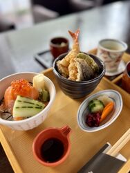 6/29~7/3の二味御膳は「上天丼+サーモンいくら丼」!