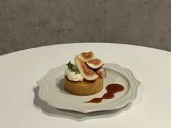 秋限定メニュー【無花果のタルト】