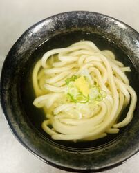 産地直送打ち立てうどんと自慢のいりこ出汁