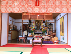 奇跡的に災害を逃れた【本尊・大日如来】