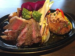 栃木県産ゆめポークのハンバーグです！