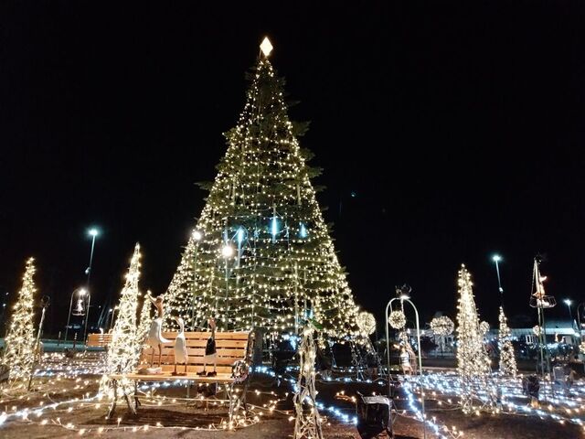 片岡駅前イルミネーション