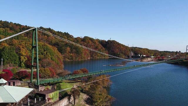 森林の駅／もみじ谷大吊橋